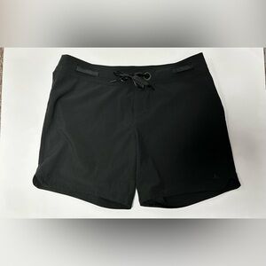 Prana Black Drawstring Shorts‎